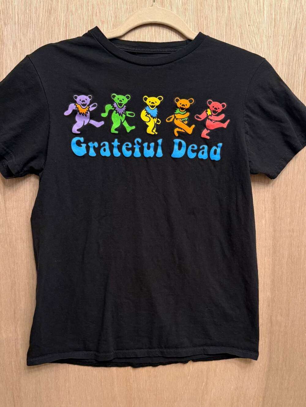 Grateful Dead Dancing Bears Graphic Baby T Black